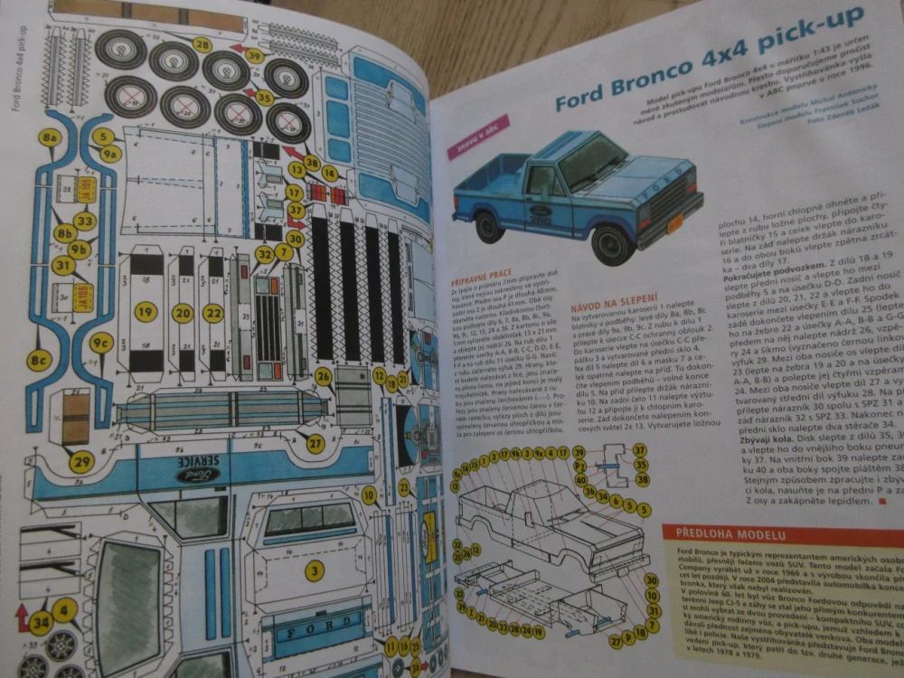 ABC, 5/2007, KOMPLETNÍ DÉČKA, FORD BRONCO PICK-UP