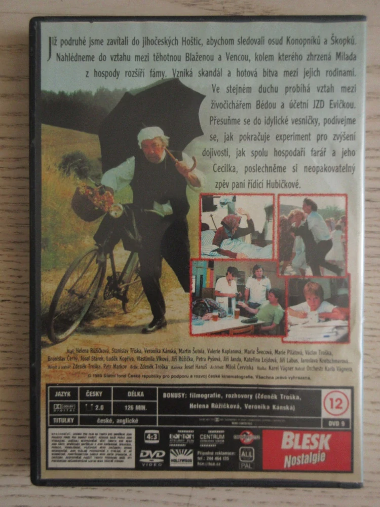 SLUNCE, SENO A PÁR FACEK, DVD FILM ČR