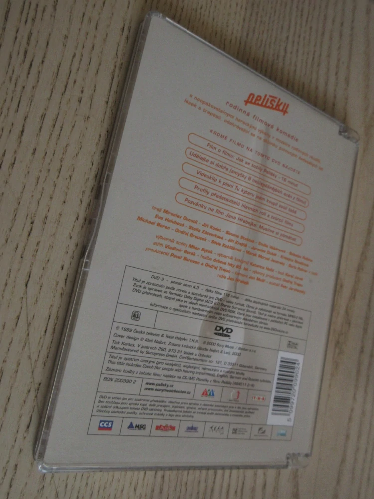 PELÍŠKY, M. DONUTIL, J. KODET, S. STAŠOVÁ, B. POLÍVKA, DVD FILM ČR