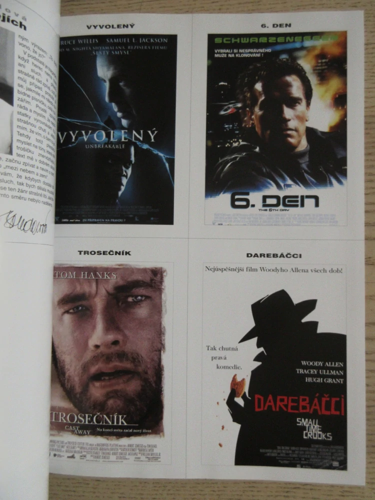 FILMOVÝ ČASOPIS CINEMA, Č. 2/2001, KATE WINSLET, ZDENĚK TROŠKA, CHRIS O'DONNELL, JAN KRAUS, HELEN HUNT AJ.