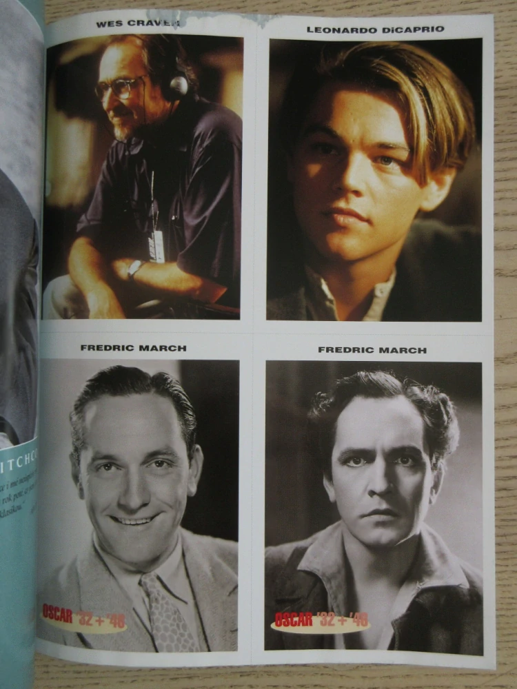 FILMOVÝ ČASOPIS CINEMA, Č. 1/99, BRAD PITT, JERRY BRUCKHEIMER, WILL SMITH, JEFFREY KATZENBERG, FREDRIC MARCH, LEONARDO DICAPRIO, WES CRAVEN AJ..