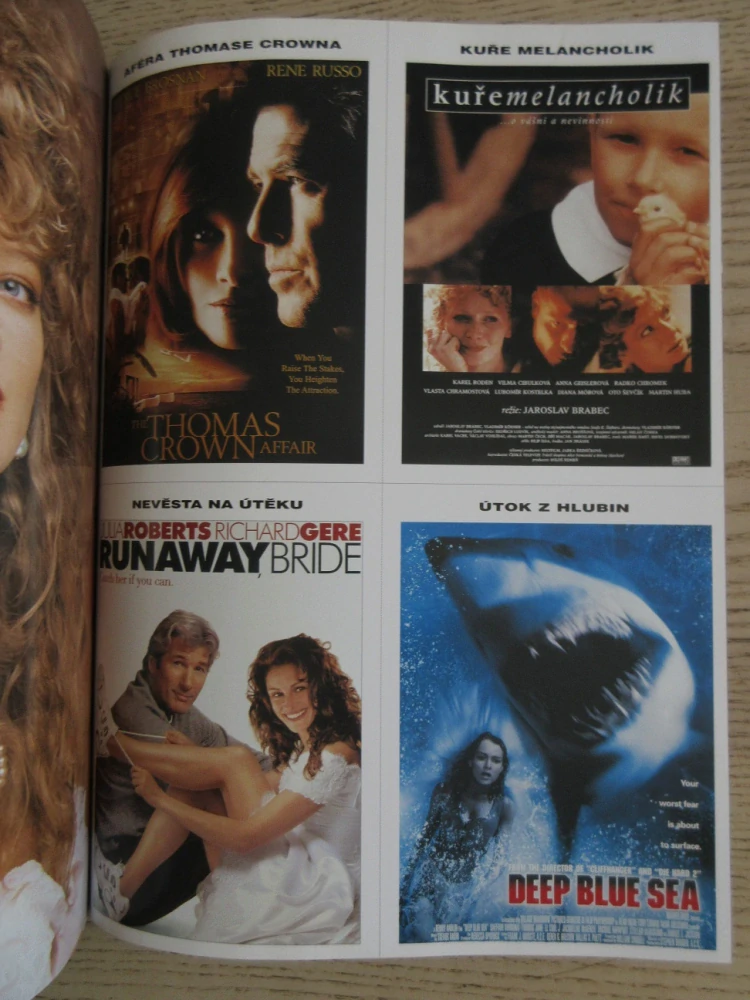 FILMOVÝ ČASOPIS CINEMA, Č. 11/99, JOSEF ABRHÁM, SYDNEY POLLACK, JOAN FONTAINE, ROBERT DONAT, JOHN MCTIERNAN, TERRY GILLIAM AJ.