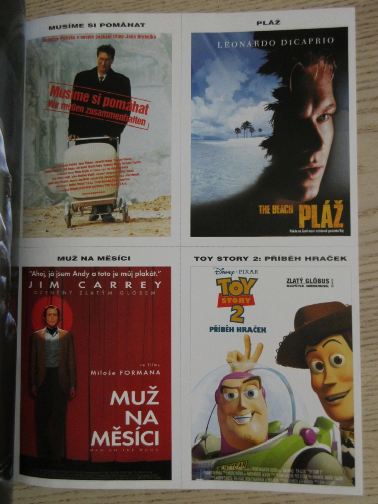 FILMOVÝ ČASOPIS CINEMA, Č. 4/2000, CAMERON DIAZ, MATT DAMON, CHARLES LAUGHTON, CLAUDETTE COLBERT, CTE BLANCHETT, GWYNETH PALTROW AJ.