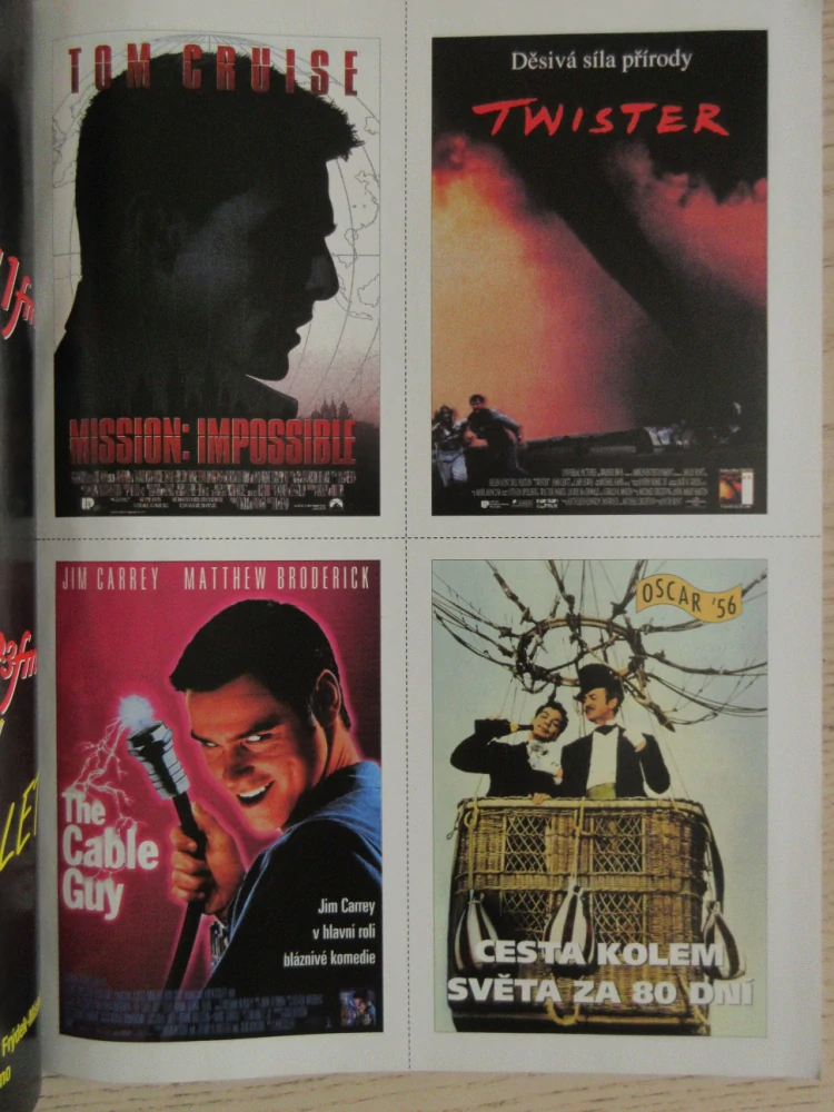 FILMOVÝ ČASOPIS CINEMA, Č. 10/96, JOHANNES VON BUTTLAR, QUENTIN TARANTINO, LOTRANDO A ZUBEJDA, JAN P. MUCHOW AJ.