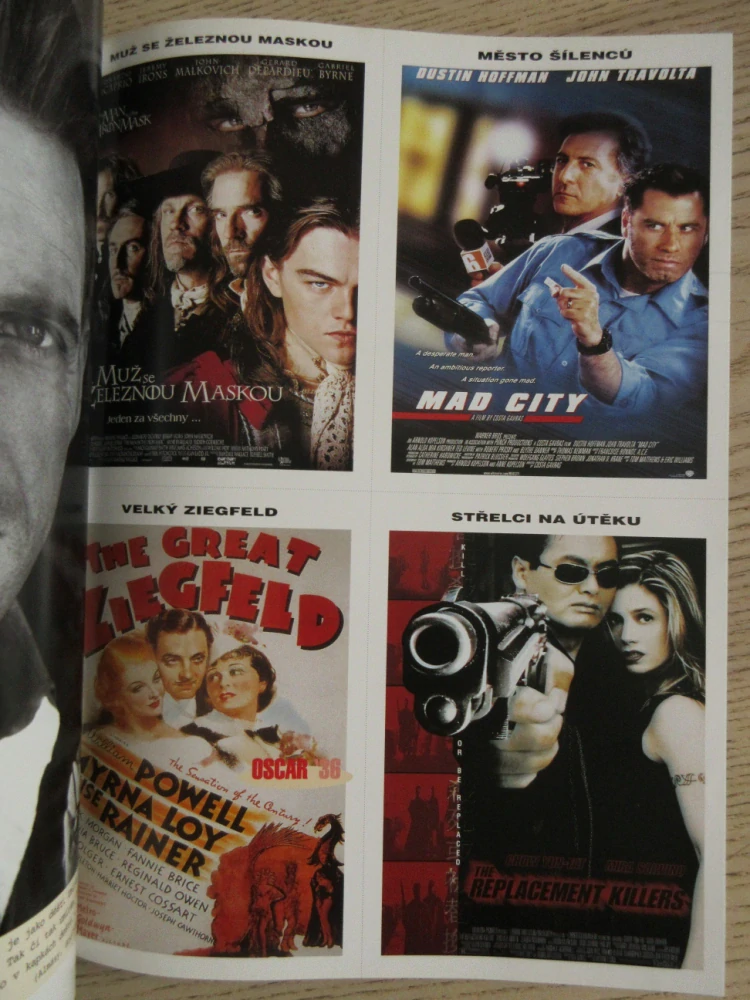 FILMOVÝ ČASOPIS CINEMA, Č. 6/98, KATE WINSLET, CAMERON DIAZ, MARTIN SCORSESE, MIROSLAV DONUTIL, DREW BARRYMORE, NEXT GENERATION, STŘELCI NA ÚTĚKU, THEODOR PIŠTĚK, SHIRLEY BOOTHOVÁ, AUDREY HEPBURN AJ.