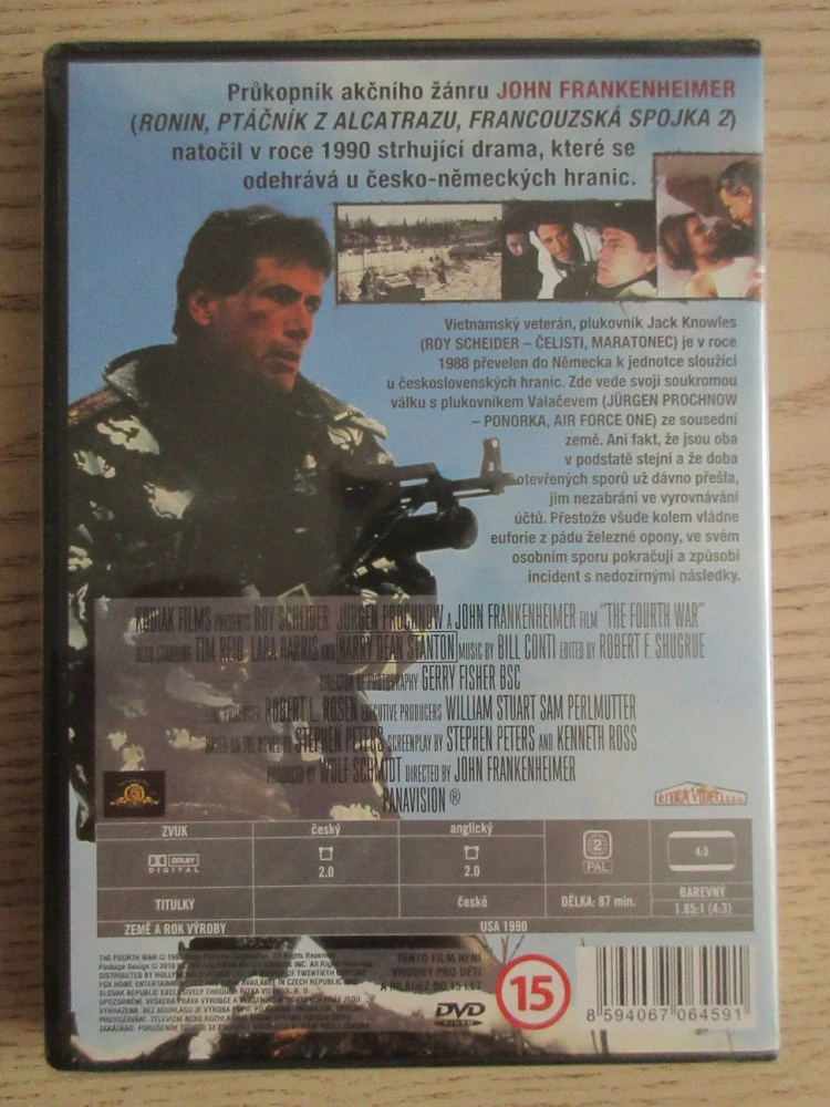 ČTVRTÁ VÁLKA, J. PROCHNOW, R. SCHNEIDER, DVD FILM