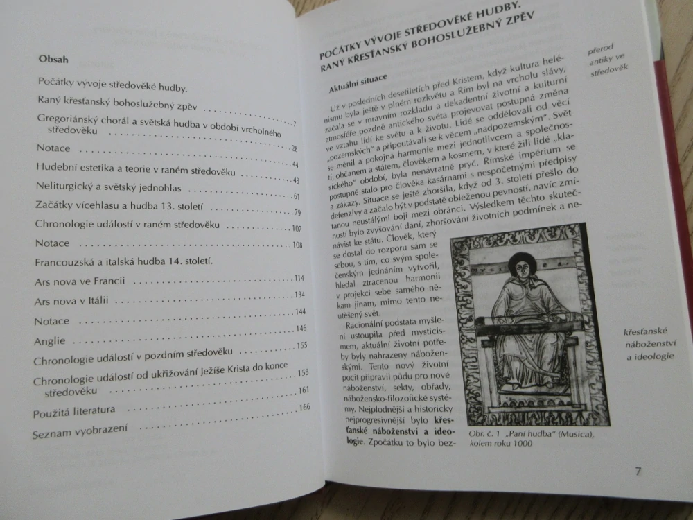 DĚJINY HUDBY I. - EVROPSKÝ STŘEDOVĚK, NAĎA HRČKOVÁ, **an