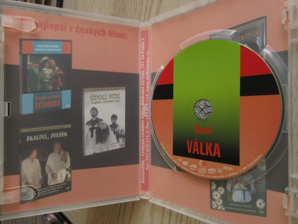 DÍVČÍ VÁLKA, O. NAVRÁTIL, B. ŠTĚPÁNOVÁ, DVD FILM ČR