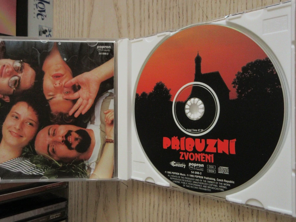 PŘÍBUZNÍ, ZVONĚNÍ, V. NEDVĚD, J. MEDVĚD ML., H. ŠEBESTOVÁ, L. ZVAK, CD HUDBA