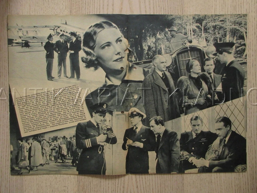GEWITTERFLUG ZU CLAUDIA, W. FRITSCH, O. TSCHECHOWA, E. JÜRGENSEN, FILM NĚM. ŘÍŠE, FILM KURIER VBŠ Č. 2732