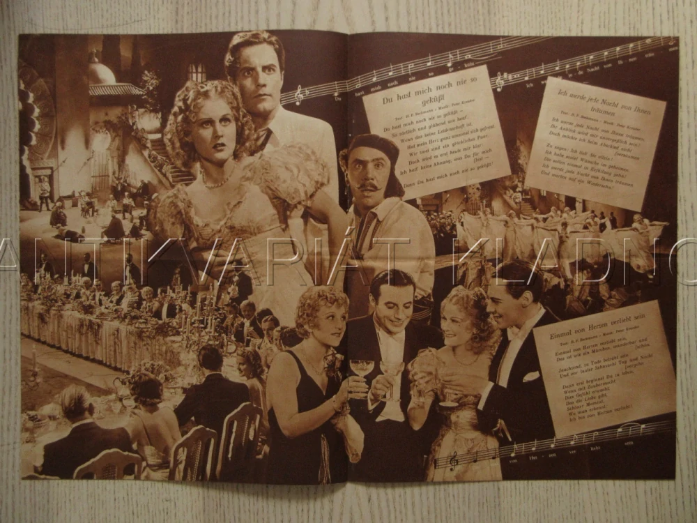 GASPARONE, VESELÝ DOBRODRUH, M. RÖKK, L. SLETAK, O. SIMA, FILM NĚM. ŘÍŠE, FILM KURIER VBŠ Č. 2748