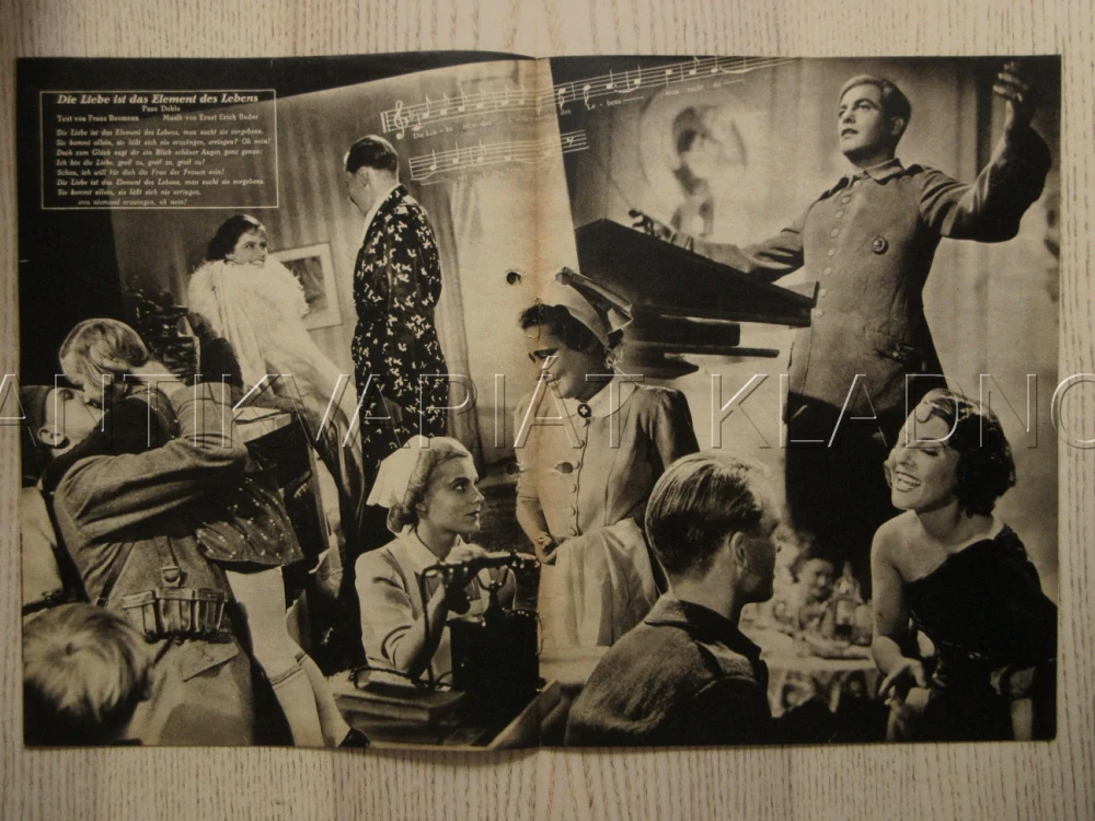 URLAUB AUF EHRENWORT, W. KÖNIG, R. MOEBIUS, B. DREWS, FILM NĚM. ŘÍŠE, FILM KURIER VBŠ Č. 2756