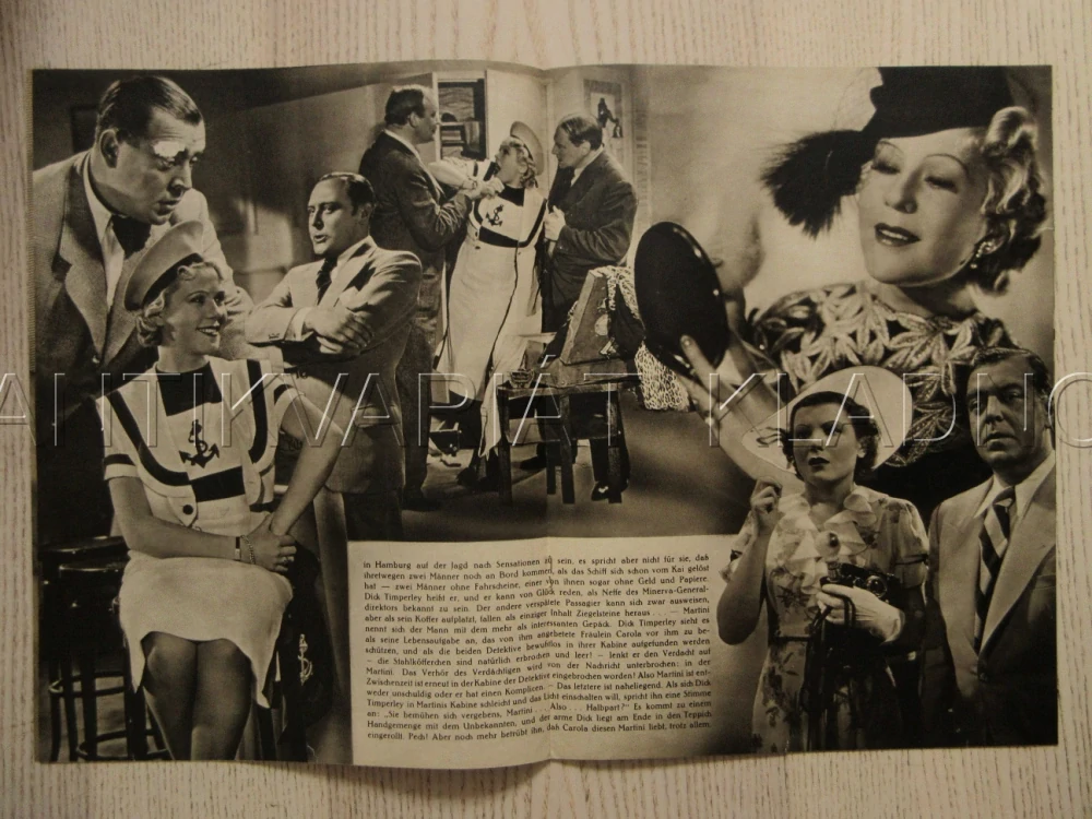 SCHÜSSE IN KABINE 7, M. ANDERGAST, H. SPEELMANS, A. ENGEL, FILM NĚM. ŘÍŠE, FILM KURIER VBŠ Č. 2765