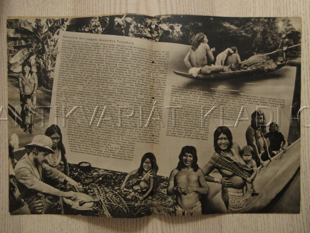 VIZUÁLNÍ ANTROPOLOGIE - TAJEMSTVÍ AMAZONSKÝCH PRALESŮ, FILM NĚM. ŘÍŠE, FILM KURIER VBŠ Č. 2782
