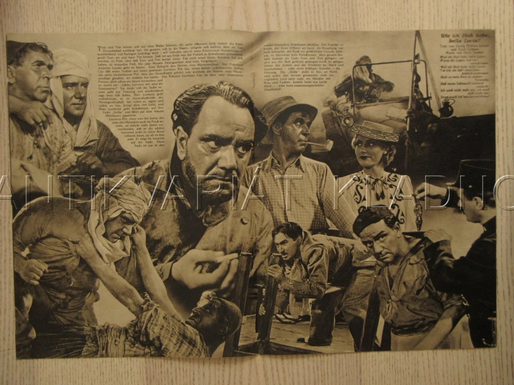 ZÁHADNÝ PAN PITT, H. PIEL, W. SCHUR, J. SERDA, FILM NĚM. ŘÍŠE, FILM KURIER VBŠ Č. 2785