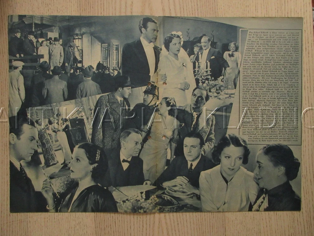 AM SEIDENEN FADEN, P. BILDT, W. FRITSCH, K. V. NAGY, FILM NĚM. ŘÍŠE, FILM KURIER VBŠ Č. 2855