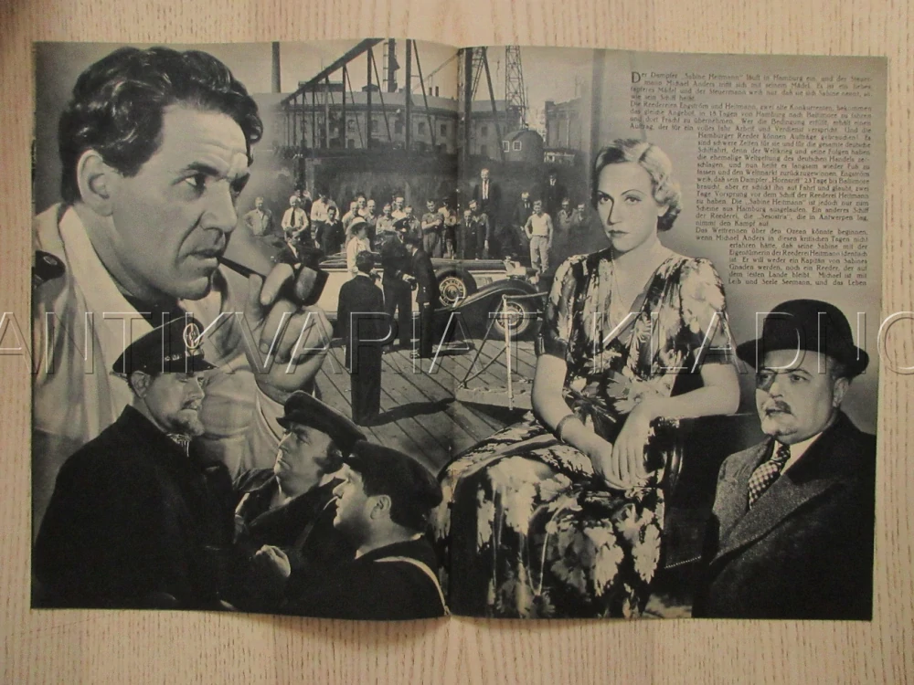 FRACHT VON BALTIMORE, H. WEISSNER, A. HÖRBIGER, E. JÜRGENSEN, FILM NĚM. ŘÍŠE, FILM KURIER VBŠ Č. 2872