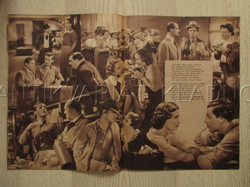 DER OPTIMIST, V. DE KOWA, H. PORTEN, E. ELSTER, FILM NĚM. ŘÍŠE, FILM KURIER VBŠ Č. 2873