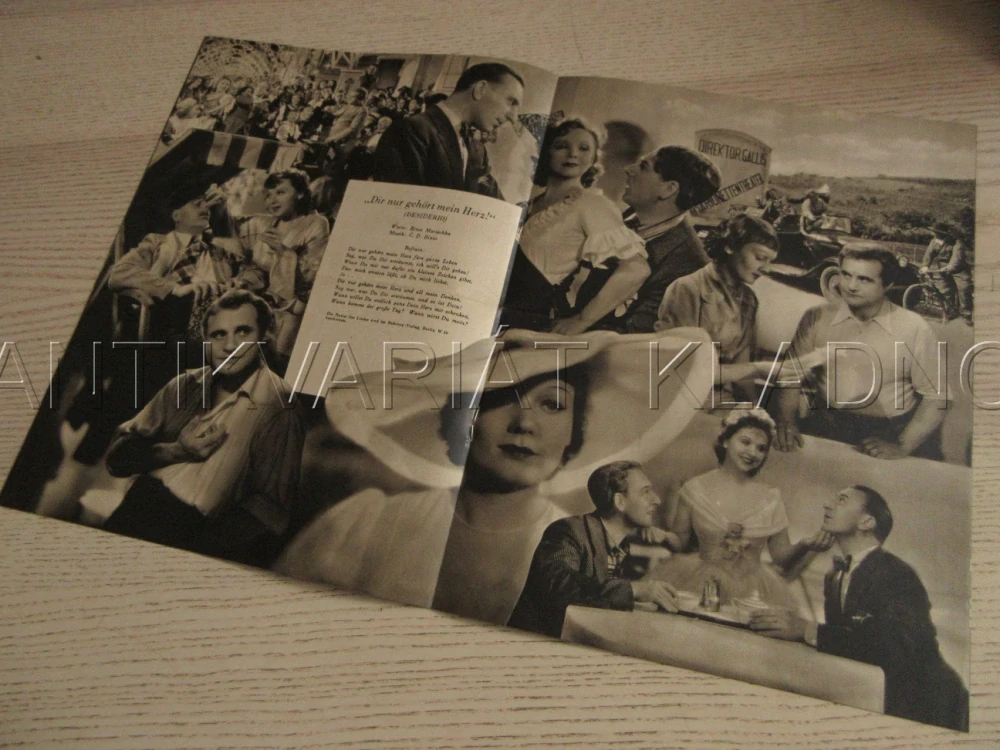 TVÉ SRDCE JE MÉ, B. GIGLI, C. RUST, T. LINGEN, FILM NĚM. ŘÍŠE, FILM KURIER VBŠ Č. 2874