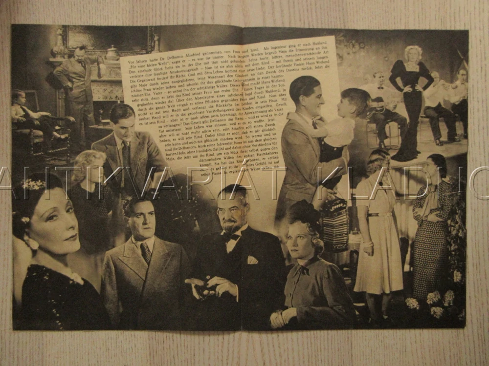 DVĚ MANŽELSTVÍ PANÍ MÁJI, LIL DAGOVER, P. PETERSEN, A. SCHOENHALS, FILM NĚM. ŘÍŠE, FILM KURIER VBŠ Č. 2880