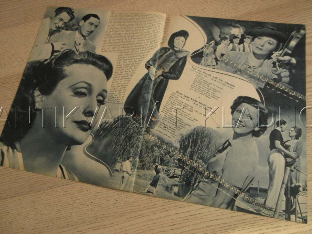 MODRÁ LIŠKA, Z. LEANDER, W. BIRGEL, P. HÖRBIGER, FILM NĚM. ŘÍŠE, FILM KURIER VBŠ Č. 2898