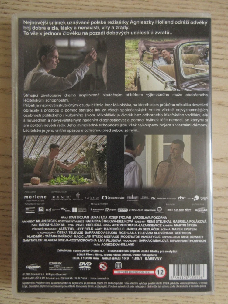 ŠARLATÁN, J. TROJAN, I. TROJAN, J. LOJ, DVD FILM ČR