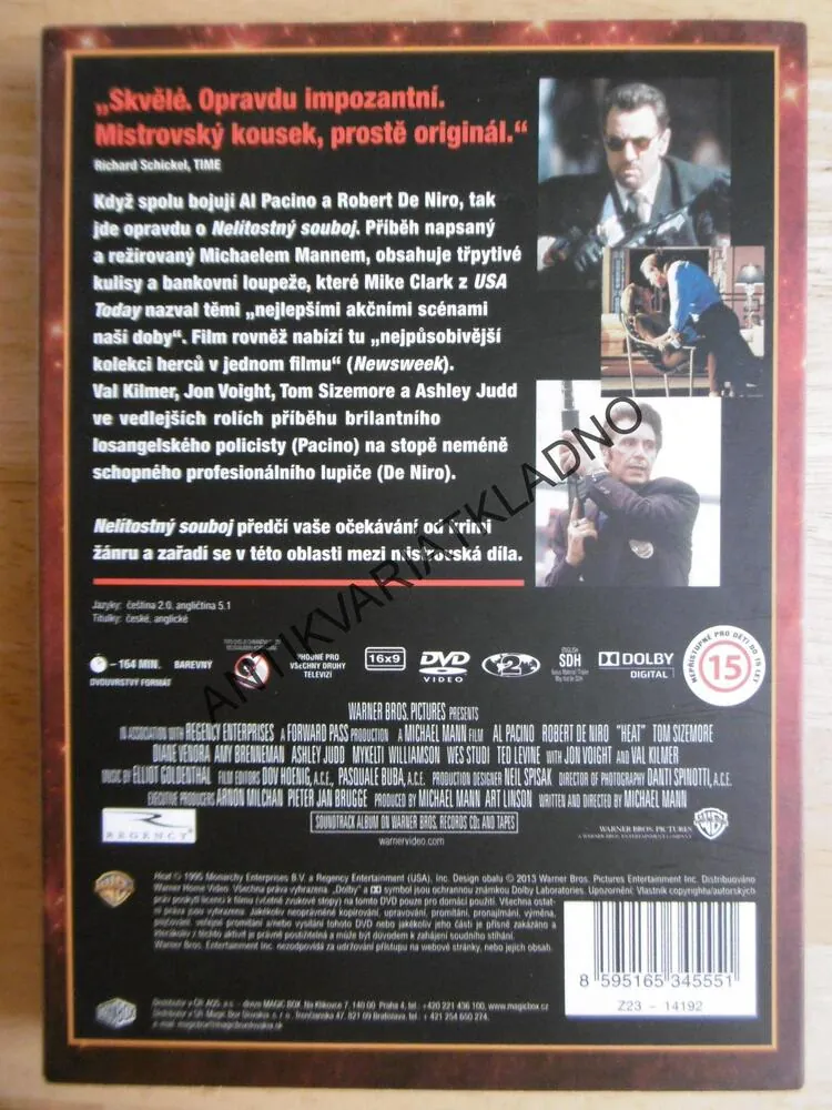NELÍTOSTNÝ SOUBOJ, DVD FILM