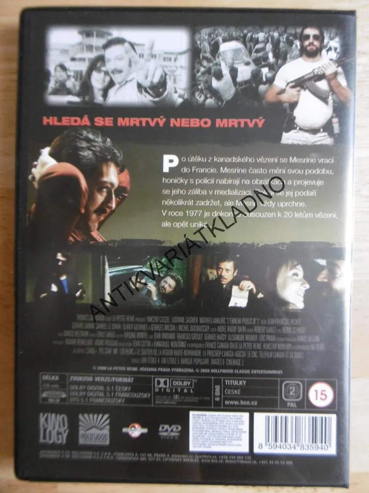 VEŘEJNÝ NEPŘÍTEL Č.1. EPILOG, DVD FILM