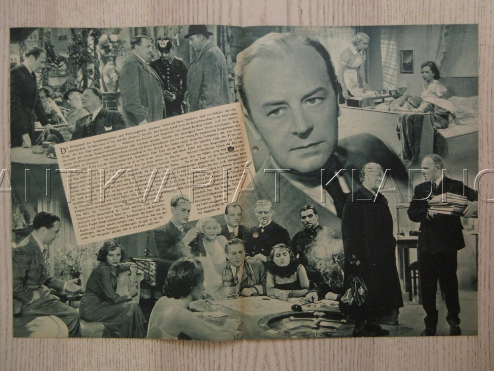 DREI WUNDERSCHÖNE TAGE, J. EICHHEIM, G. WALDAU, W. JANSSEN, FILM NĚM. ŘÍŠE, FILM KURIER VBŠ Č. 2917