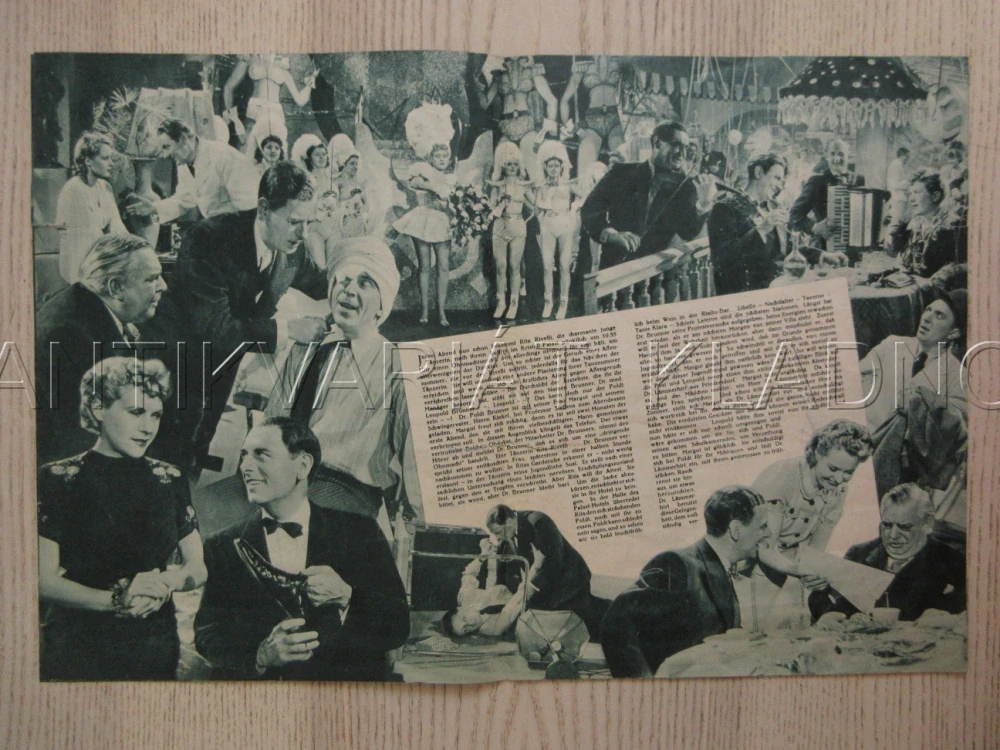DRUNTER UND DRÜBER, P. HÖRBIGER, H. KRÜGER, T. LINGEN, FILM NĚM. ŘÍŠE, FILM KURIER VBŠ Č. 2923