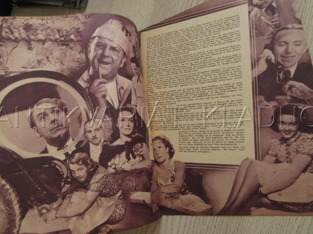 DOBRODRUŽSTVÍ POKRAČUJE, P. KEMP, J. HEESTERS, M. V. TASNADY, FILM NĚM. ŘÍŠE, FILM KURIER VBŠ Č. 2925
