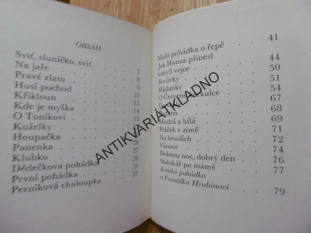 DĚTEM, FRANTIŠEK HRUBÍN, JIŘÍ TRNKA, **an