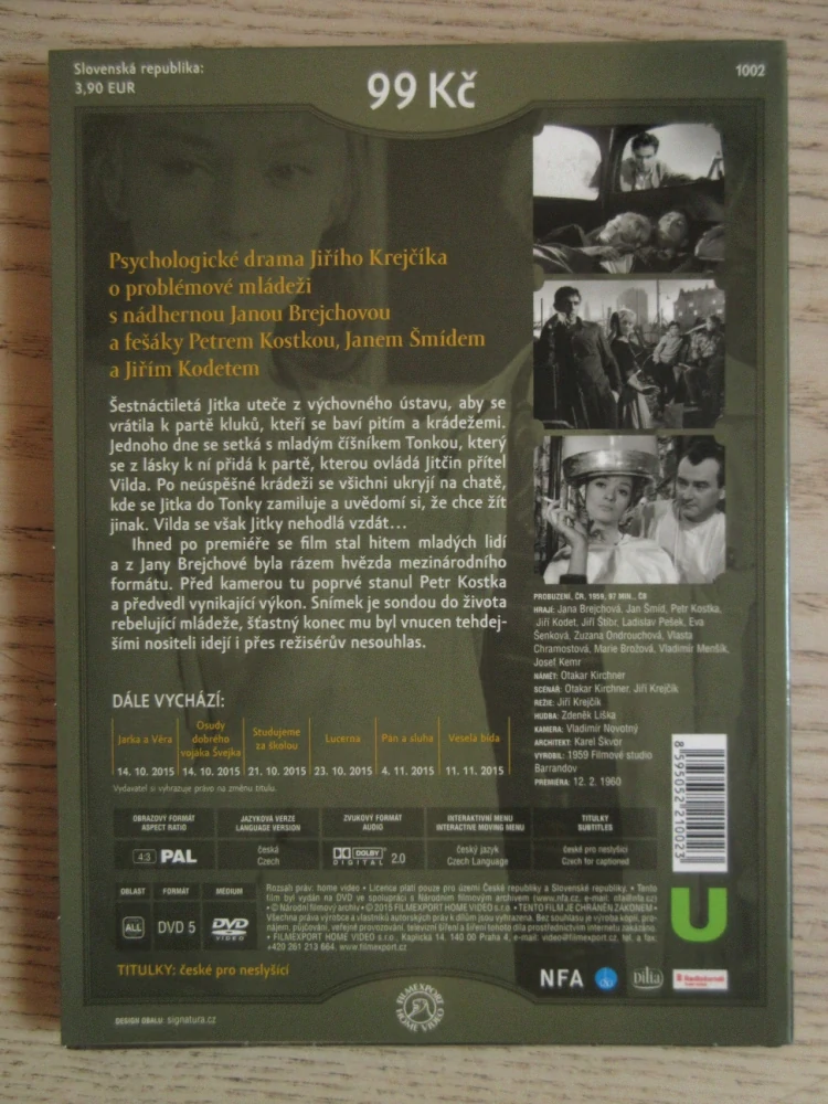 PROBUZENÍ, J. BREJCHOVÁ, J. KODET, DVD FILM ČR