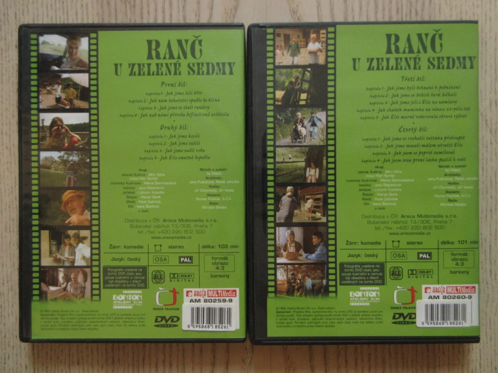 RANČ U ZELENÉ SEDMY DÍLY 1-4, DVD FILM