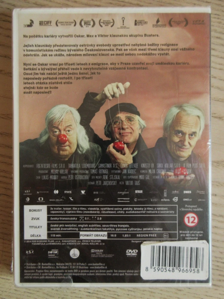 KLAUNI, O. KAISER, J. LÁBUS, DVD FILM ČR