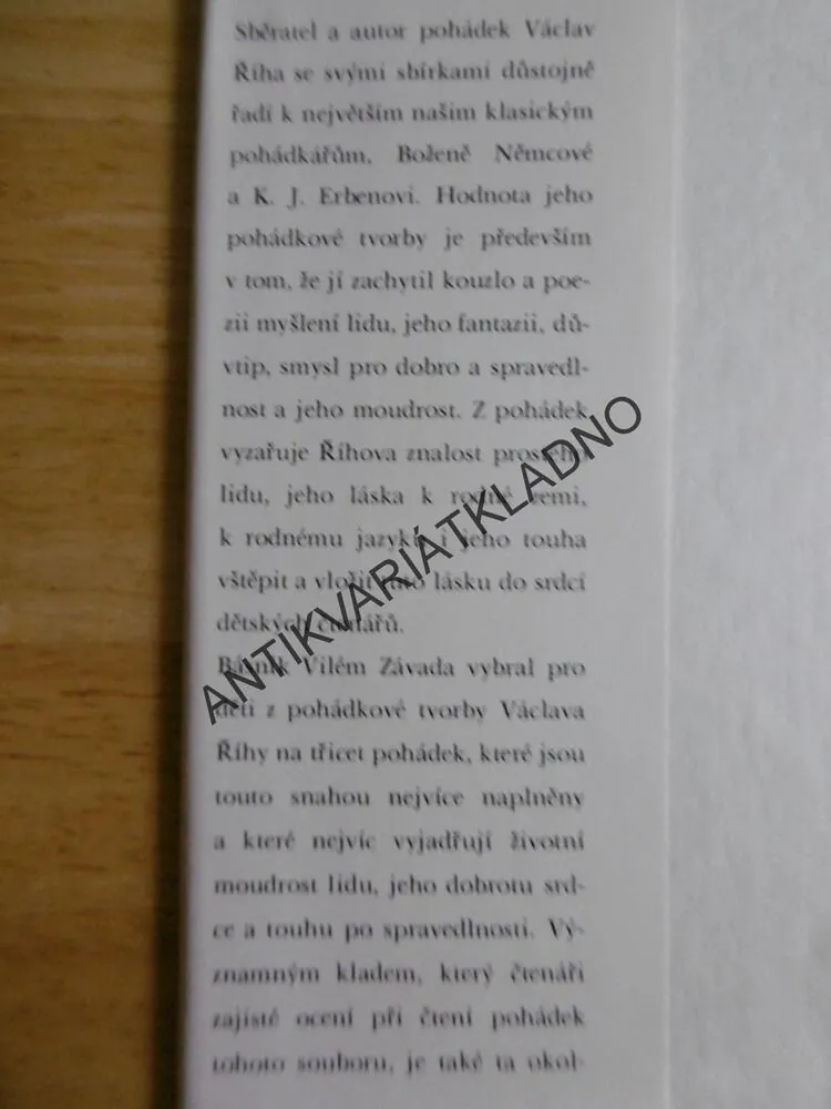 ZVÍŘÁTKA A PETROVŠTÍ, VÁCLAV ŘÍHA, **an