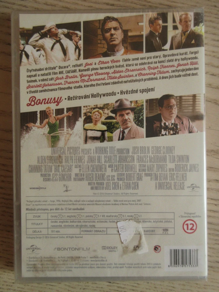 AVE, CAESAR!, J. BROLIN, G. CLOONEY, DVD FILM