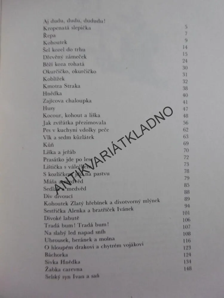 VESELÉ POHÁDKY A ŘÍKADLA, M.BULATOV, VODRÁŽKA, 1975, **an