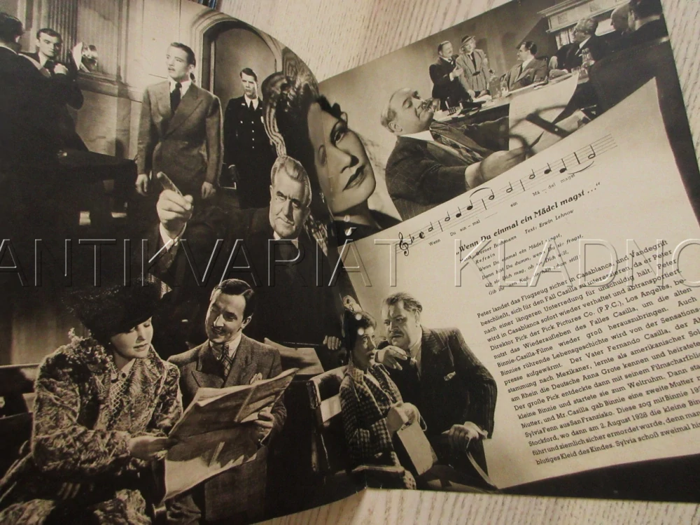 SENSAČNÍ PROCES CASILLA, H. GEORGE, J. FREYBE, A. HEHN, FILM NĚM. ŘÍŠE, FILM KURIER VBŠ Č. 2974