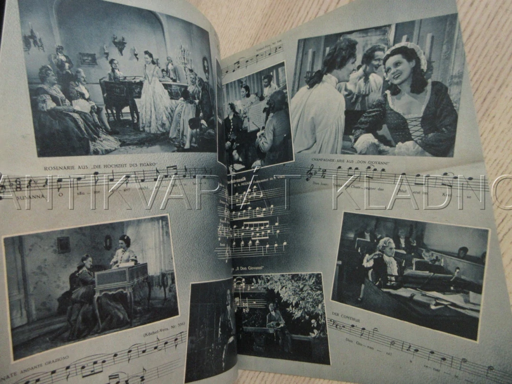 MOZARTOVA CESTA DO PRAHY, H. STELZER, CH. MARDAYN, O. ENGEL, FILM NĚM. ŘÍŠE, FILM KURIER VBŠ Č. 3028
