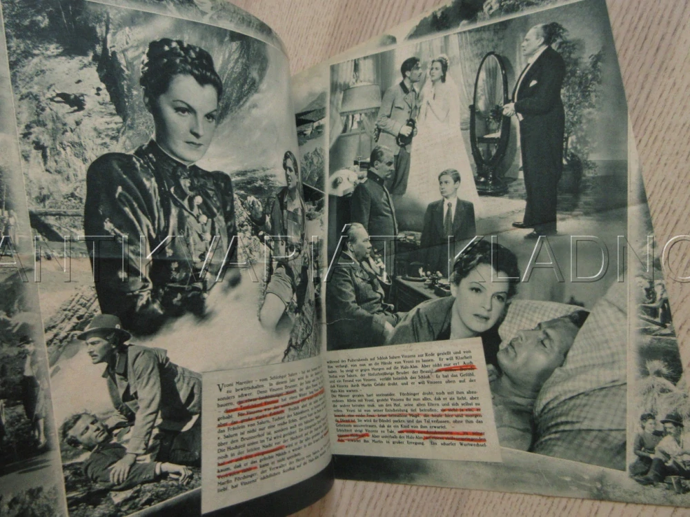 PRÁVO NA LÁSKU, M. SCHNEIDER, V. STAAL, P. WEGENER, FILM NĚM. ŘÍŠE, FILM KURIER VBŠ Č. 3039