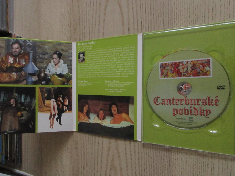 CANTERBURSKÉ POVÍDKY, P. P. PASOLINI, DVD FILM