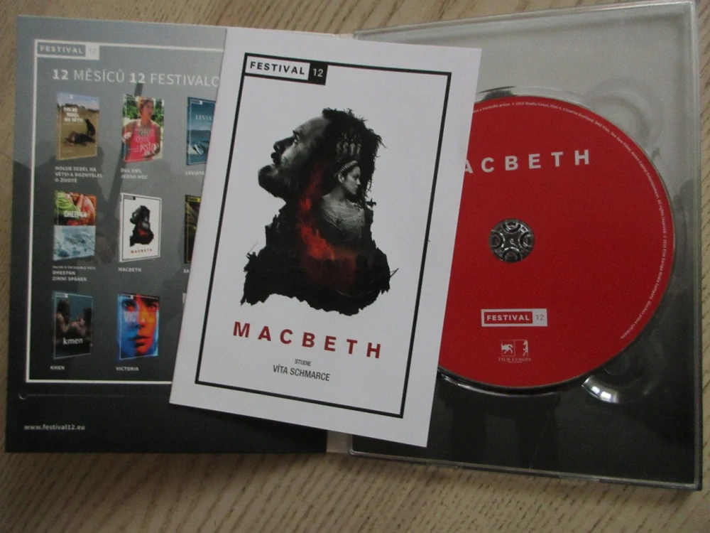 MACBETH, M. FASSBENDER, M. COTILLARD, DVD FILM