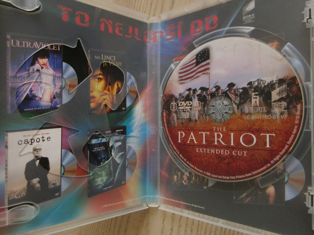 PATRIOT, M. GIBSON, DVD FILM