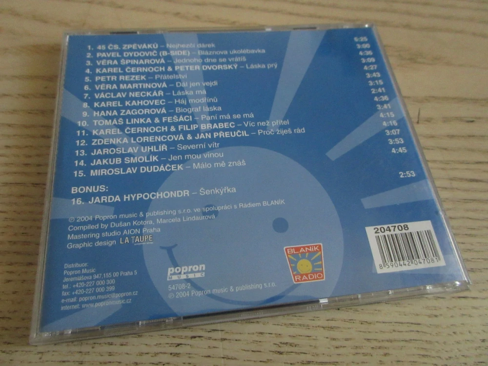 POHODOVÉ ČESKÉ PÍSNIČKY 4, CD HUDBA