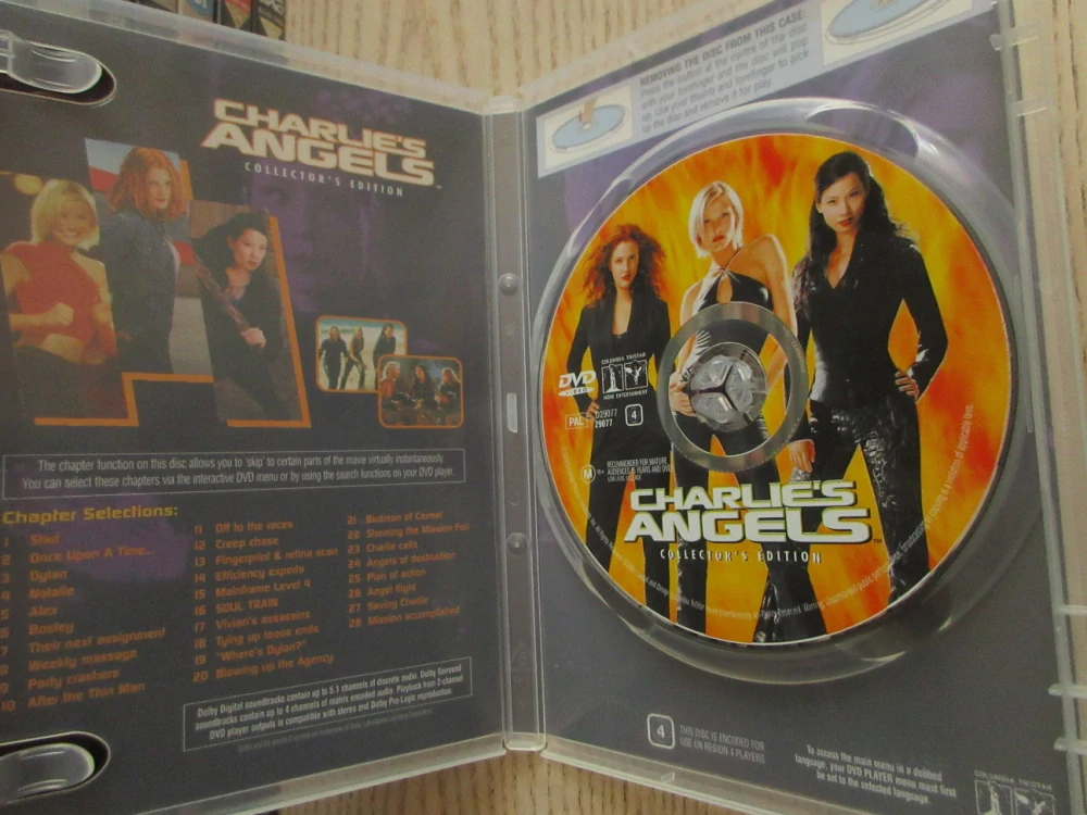 CHARLIEHO ANDÍLCI, D. BARRYMORE, C. DIAZ, L. LIU, GB OBAL, ČESKÉ TITULKY, DVD FILM