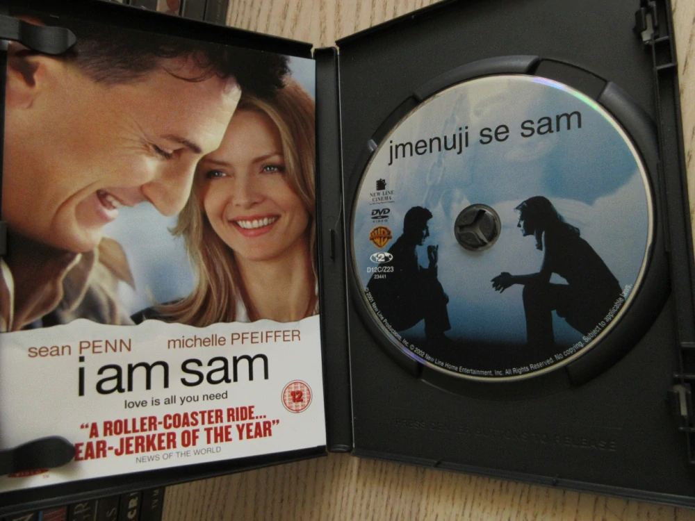 JMENUJI SE SAM, S. PENN, M. PFEIFFER, GB OBAL, ČESKÉ DVD FILM
