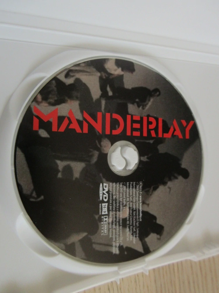 MANDERLAY, D. GLOVER, W. DAFOE, GB OBAL, ČESKÉ DVD FILM