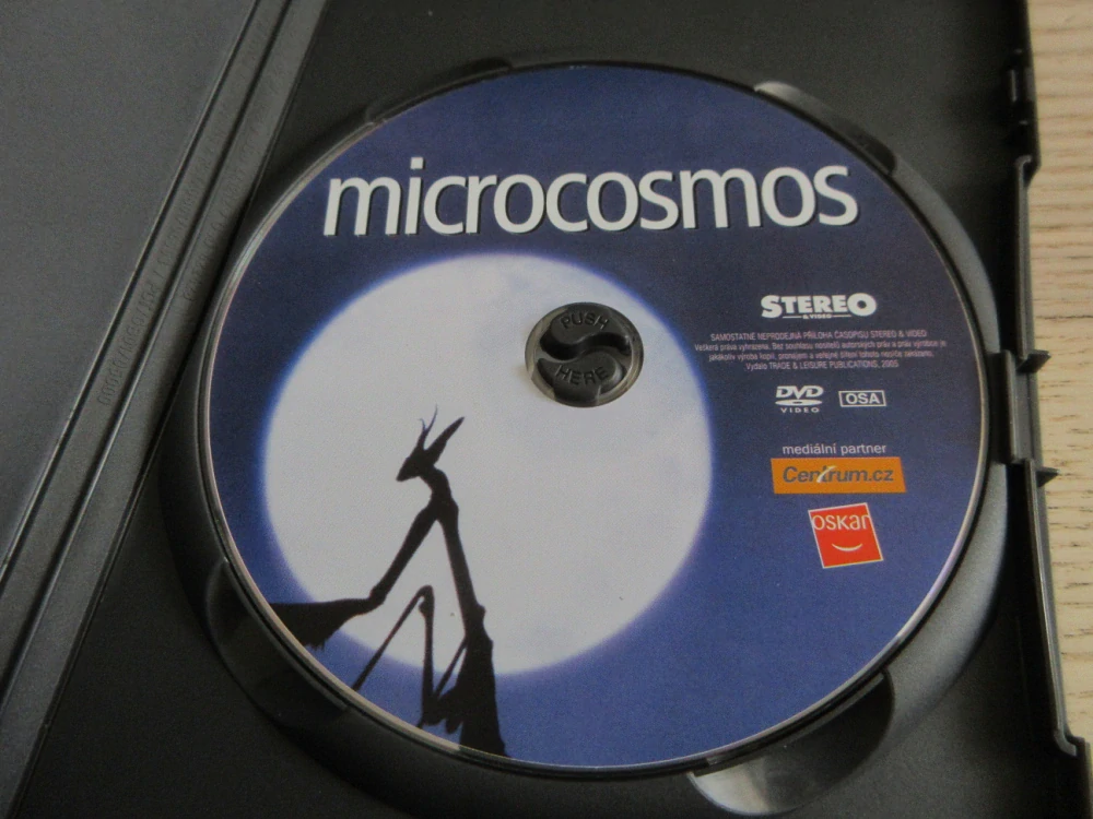 MICROCOSMOS, GB OBAL, ČESKÉ DVD FILM