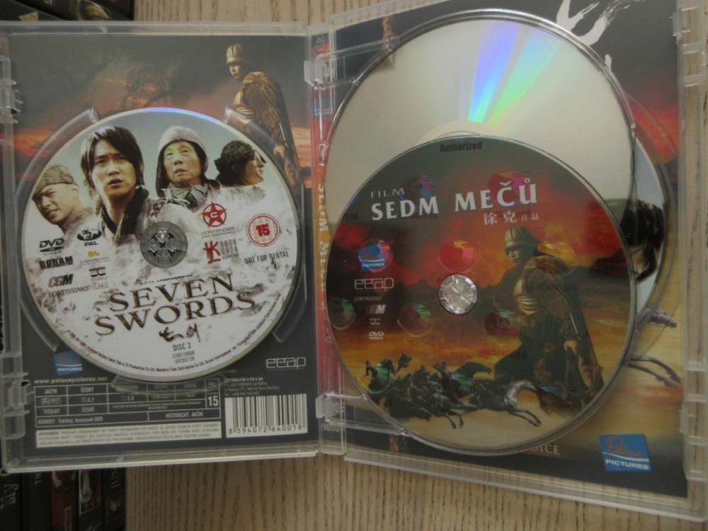 SEDM MEČŮ, GB OBAL, ČESKÁ VERZE + ČESKÉ TITULKY, 4X DVD FILM